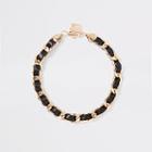 River Island Womens Faux Leather Chain Necklace