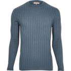 River Island Mens Muscle Fit Ribbed Top