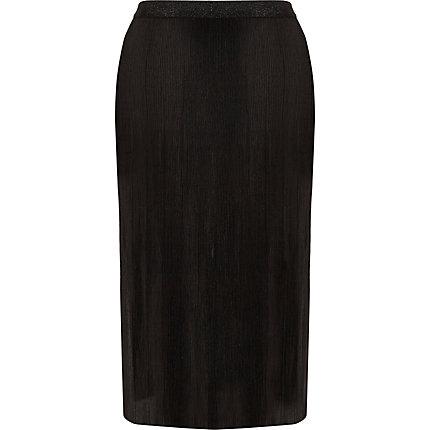 River Island Womens Plus Glitter Lining Pencil Skirt
