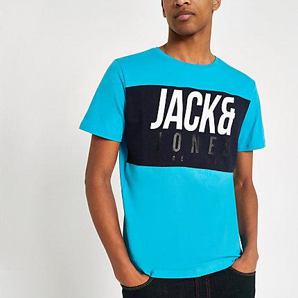 River Island Mens Jack And Jones Jonas Logo Print T-shirt
