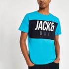 River Island Mens Jack And Jones Jonas Logo Print T-shirt