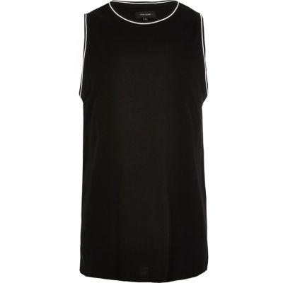 River Island Mens Ringer Neck Tank Top