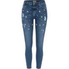 River Island Womens Amelie Embellished Super Skinny Jeans