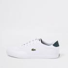 River Island Mens Lacoste White Court Lace-up Sneakers