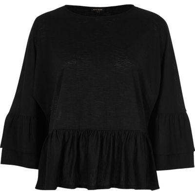 River Island Womens Double Frill Top