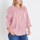 River Island Womens - Stripe Ls Jolene Cross Back Shirt