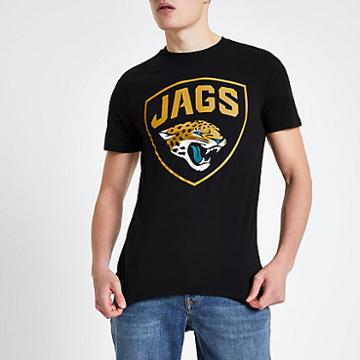 River Island Mens White Nfl Jags T-shirt