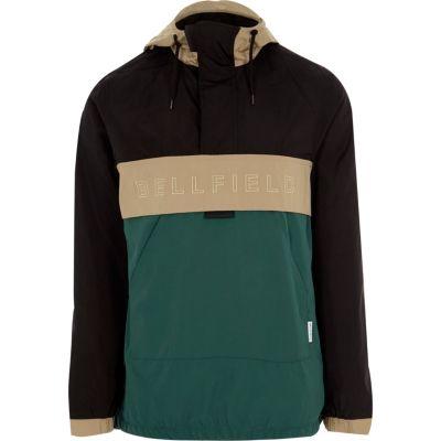 Mens Bellfield Block Pullover Hooded Jacket