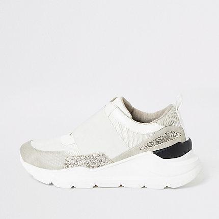River Island Womens Elasticated Chunky Runner Trainers