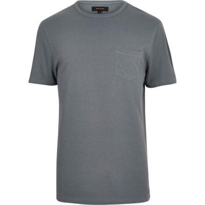 River Island Mens Pocket T-shirt