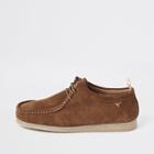 River Island Mens Suede Lace-up Moccasin Shoe