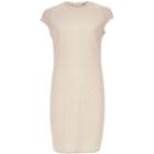 River Island Womens Nude Sparkly Bodycon Mini Dress