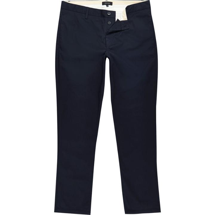 River Island Mensnavy Slim Chino Trousers