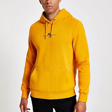 River Island Mens Maison Riviera Slim Fit Hoodie