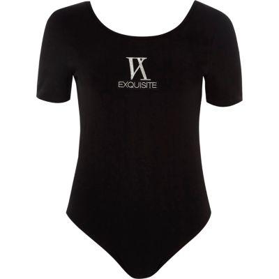 River Island Womens 'exquisite' Short Sleeve Scoop Bodysuit