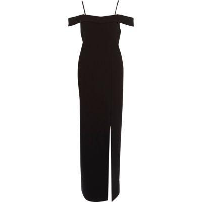 River Island Womens Bardot Bodycon Maxi Dress