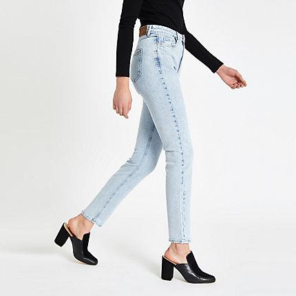 River Island Womens Skinny Fit Rigid Denim Jeans