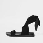 River Island Womens Suede Tie Up Sandals