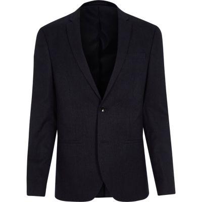 River Island Mens Stripe Skinny Suit Jacket