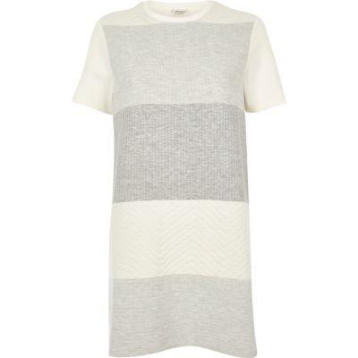 River Island Womens Quilted Panel Shift Dress