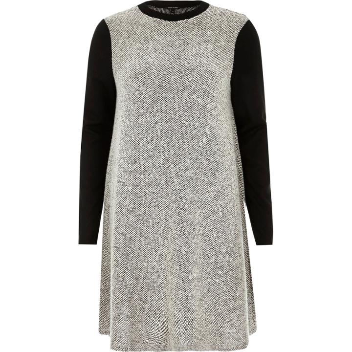 River Island Womens Boucle Swing Dress