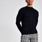 River Island Mens Slim Fit Turtle Neck Jumper
