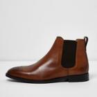 River Island Mens Brown Leather Chelsea Boots