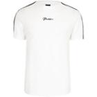 River Island Mens Big And Tall White Prolific Tape T-shirt