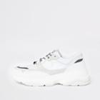 River Island Mens Selected Homme White Chunky Runner Trainers