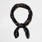 River Island Womens Metallic Print Neck Scarf