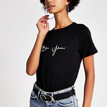 River Island Womens 'be You' Print T-shirt