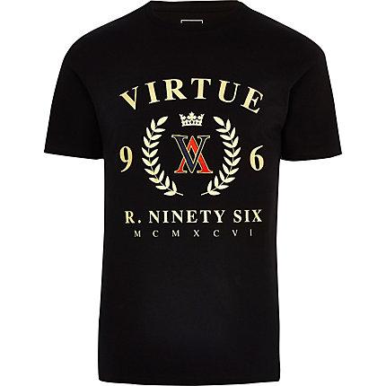 River Island Mens Big And Tall Slim Fit 'virtue' T-shirt