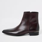 River Island Mens Leather Pointed Boots