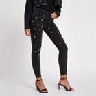 River Island Womens Embellished Amelie Slim Fit Jeans