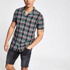 River Island Mens Neon Check Shirt