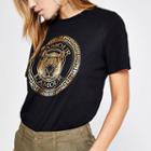 River Island Womens 'l'amour' Print Fitted T-shirt