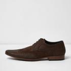 River Island Mens Panel Brogue Shoes