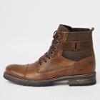 River Island Mens Leather Casual Lace-up Boots