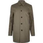 River Island Mens Smart Button Up Overcoat