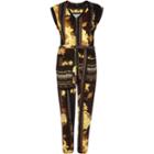 River Island Womens Printed Zip-up Jumpsuit