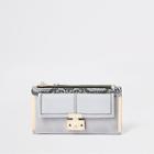 River Island Womens Snake Lock Front Fold Out Purse