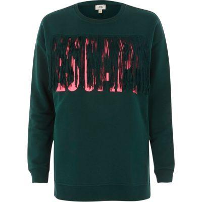 River Island Womens 'escape' Tassel Sweatshirt