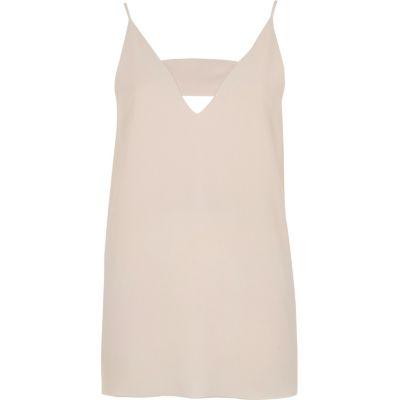 River Island Womens Light V Insert Cami Top