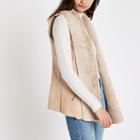 River Island Womens Faux Suede Gilet