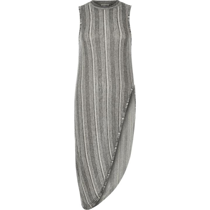 River Island Womens Stripe Sleeveless Longline Vest