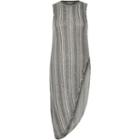 River Island Womens Stripe Sleeveless Longline Vest