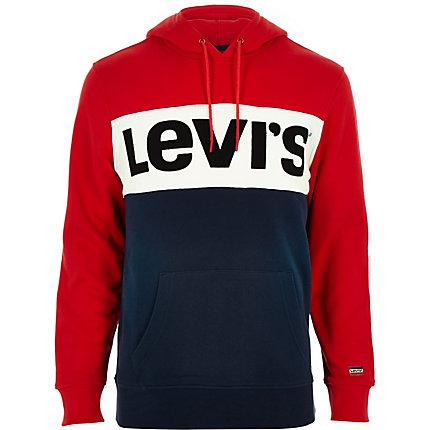 Mens Levi's Color Block Hoodie
