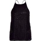 River Island Womens Embellished Cross Back Cami