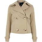 River Island Womens Crop Trench Coat