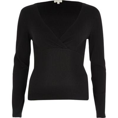 River Island Womens Plunge V-neck Top